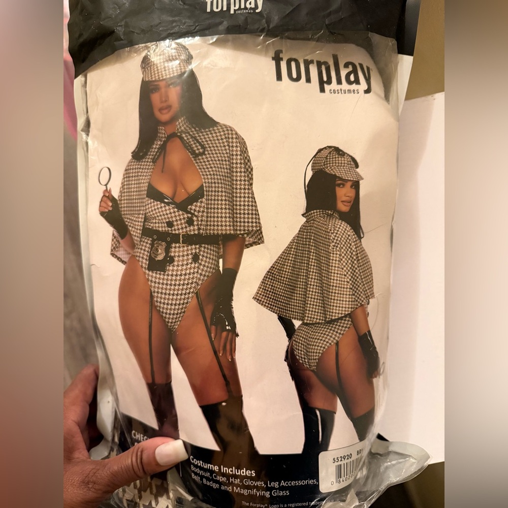 Forplay Houndstooth Detective Costume